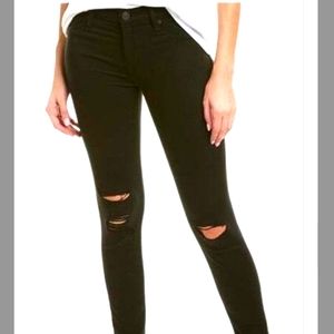 Hudson distressed skinny jeans